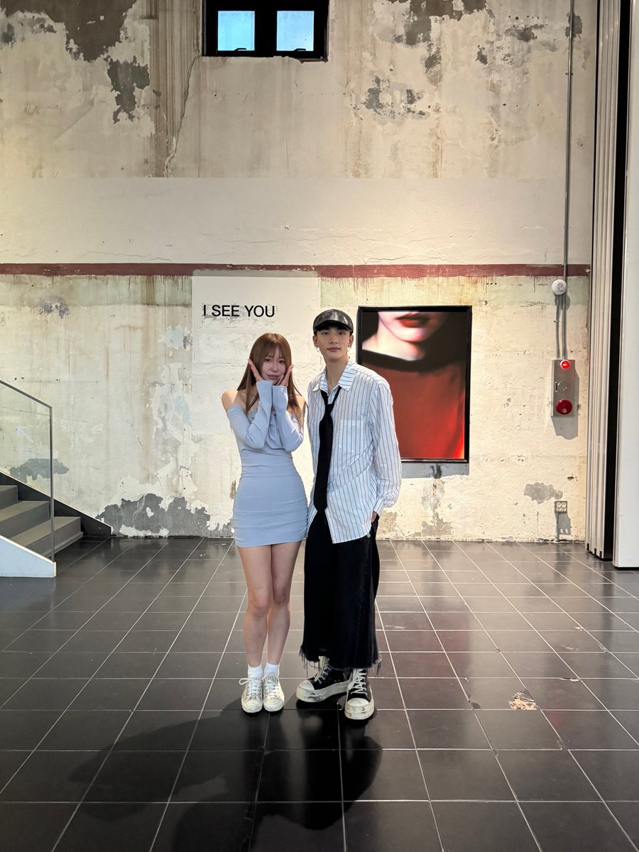 HHJCentral's tweet photo. It seems like Hyunjin visited Rala Choi’s photography exhibition!

“Rala Choi’s work explores the fragile architecture of memory, the intimacy of human connection, and the quiet poetry embedded in everyday life. His use of analogue film is not driven by nostalgia, but by a deliberate pursuit of authenticity and emotional truth. Through subtle manipulations of light, shadow, and texture, he evokes themes of solitude, longing, and emotional resonance, creating imagery that often echoes the timeless beauty and visual language of classical painting.”