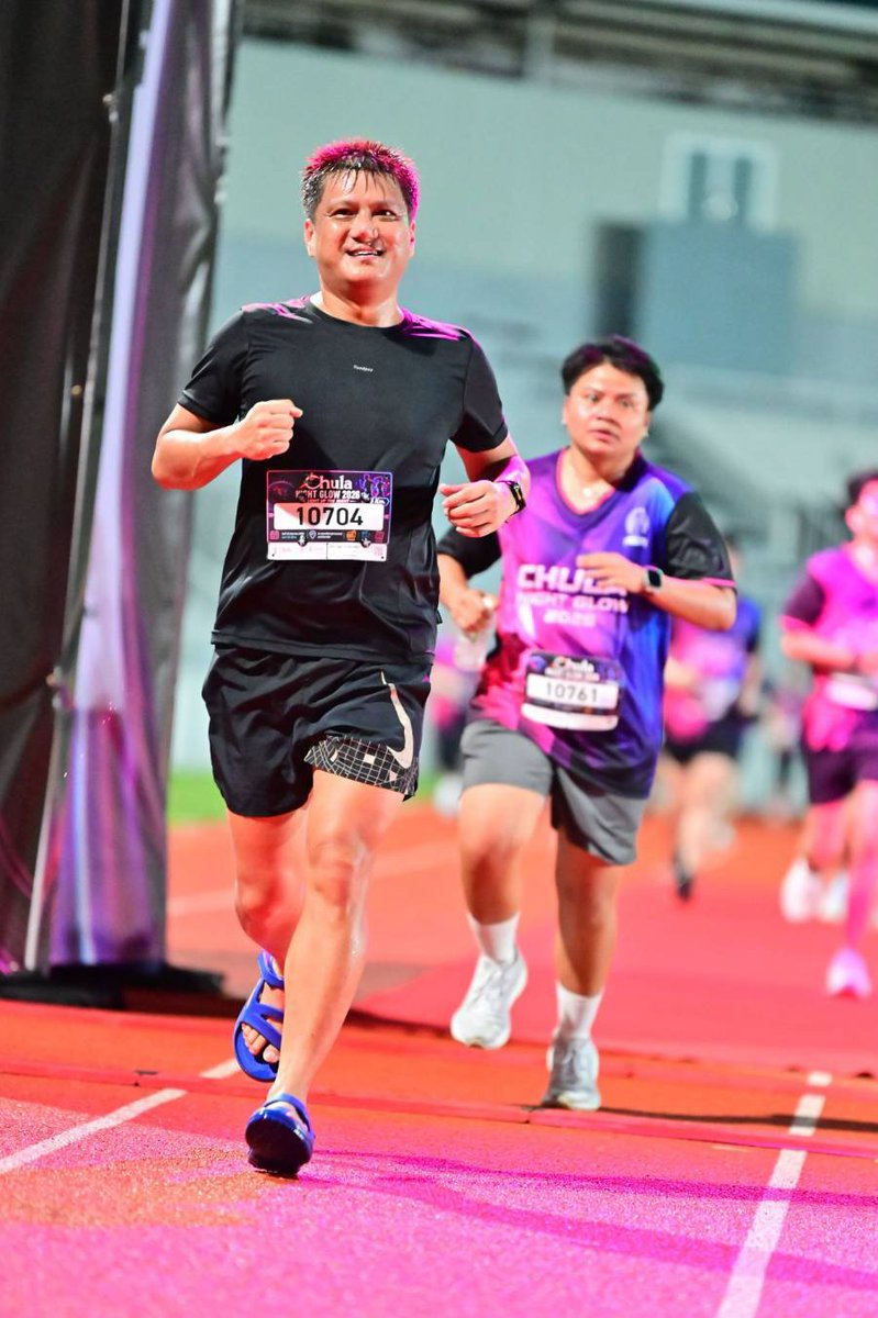 NinjaTooK's tweet photo. CHULA NIGHT GLOW 2026 🩷
Result 🔺️ Finish Line ⏱️ วินาทีเส้นชัย 🏁 ระยะ 5 K
Gun time : 00:38:20 hrs.
Chip time : 00:36:18 hrs.
Watch time : 00:36:28 hrs. (ref. Garmin Forerunner 970)
Over All 5 K : 312

#ChulaNightGlow2026
#ChulaNightGlow
#LightUpTheNight
#ศูนย์กีฬาแห่งจุฬาฯ https://t.co/hQkspKYCLt