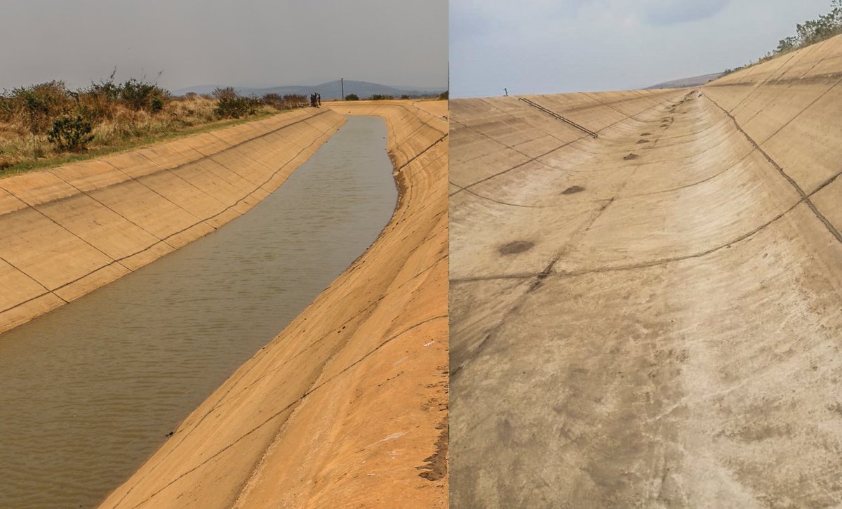 AgriGabiro's tweet photo. Over the past two weeks, Canal Pool 4, covering 4,350 metres, was successfully cleaned and tested by GAH and Netafim, ensuring the Canal is ready for reliable water distribution across the Hub.
#GAH #Netafim #Irrigation #Infrastructure https://t.co/FMNdhtvjYU
