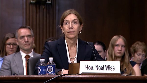 C_3C_3's tweet photo. Meet Judge Noël Wise…

She ruled America must admit foreign students who hate America and cannot deport them.

The Left truly wants to destroy America.

Her photo checks out.

White Liberal Women… https://t.co/Qum26teJcB