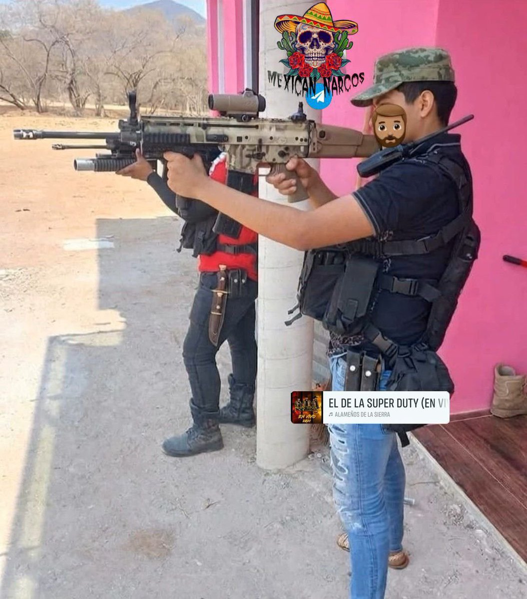 mexicannarcos's tweet photo. Guerrero
🤫💐🐓Gente Del Serio sicario from CJNG operating in Zirandáro 🤫💐🐓.
Hashtags:
#Guerrero #Zirandáro #CJNG #cartels #Mexico https://t.co/WfyjI1zdxn