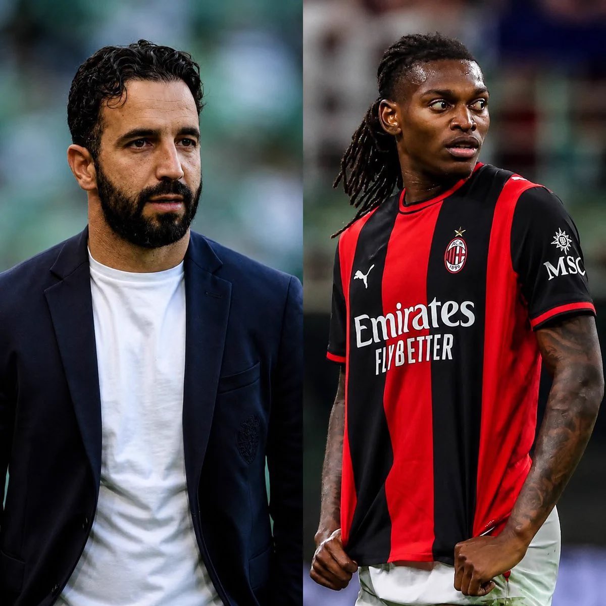 RustCohleFB's tweet photo. 🚨 Milan Teknik ve Sportif Direktörü Ruben Amorim:

Rafael Leao konusunda konuşulacak fazla bir şey yok. Aston Villa 45, Galatasaray 55 milyon € teklif etti. Biz Galatasaray’ın teklifini kabul ettik. Leao da 17 milyon € maaşla Galatasaray’a gitmek istedi. https://t.co/SiiQPuE6fx