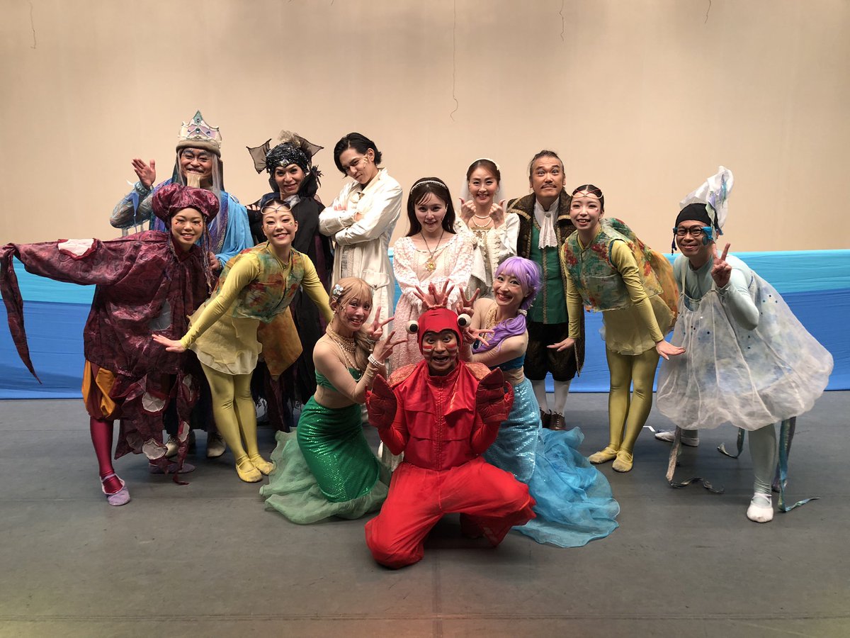 tohshou's tweet photo. 「人魚姫」夏ツアー🧜‍♀️
8/29(土)川越市やまぶき会館
8/30(日)越谷サンシティﾎｰﾙ

大盛況✨終演しました♪
たくさんのファミリー様ご来場
ありがとうございました😊
週末は、いよいよラスト神奈川
公演です❗️チケット残り僅か
心より、お待ちしています💓
#東少人魚姫
#込山榛香
#渡辺和貴
#空乃みゆ https://t.co/KIarfbDDqn