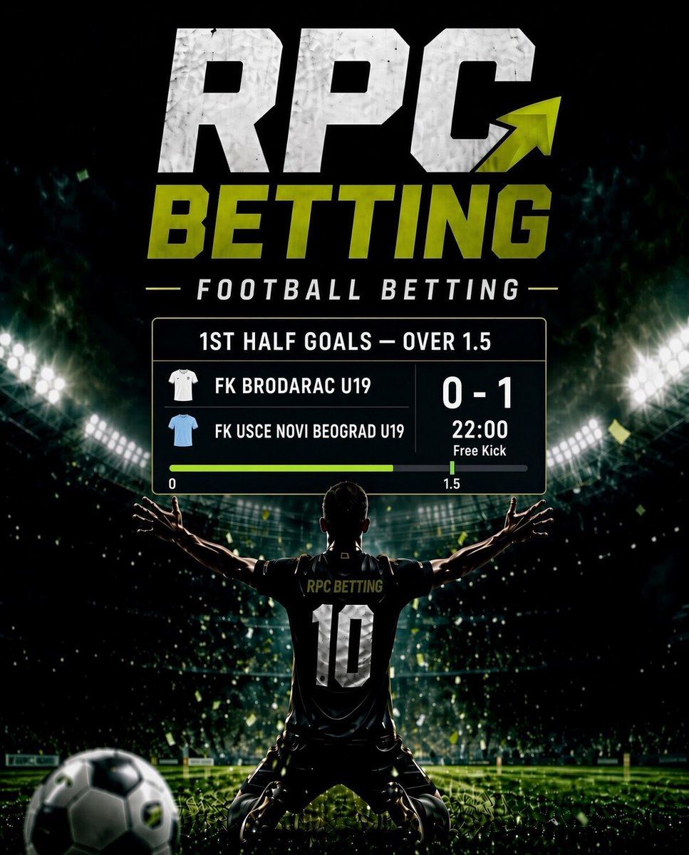 RPC__Betting's tweet photo. Over 1.5 FH Goals ⚽️⚽️ #Inplay https://t.co/Qs9HppxTka
