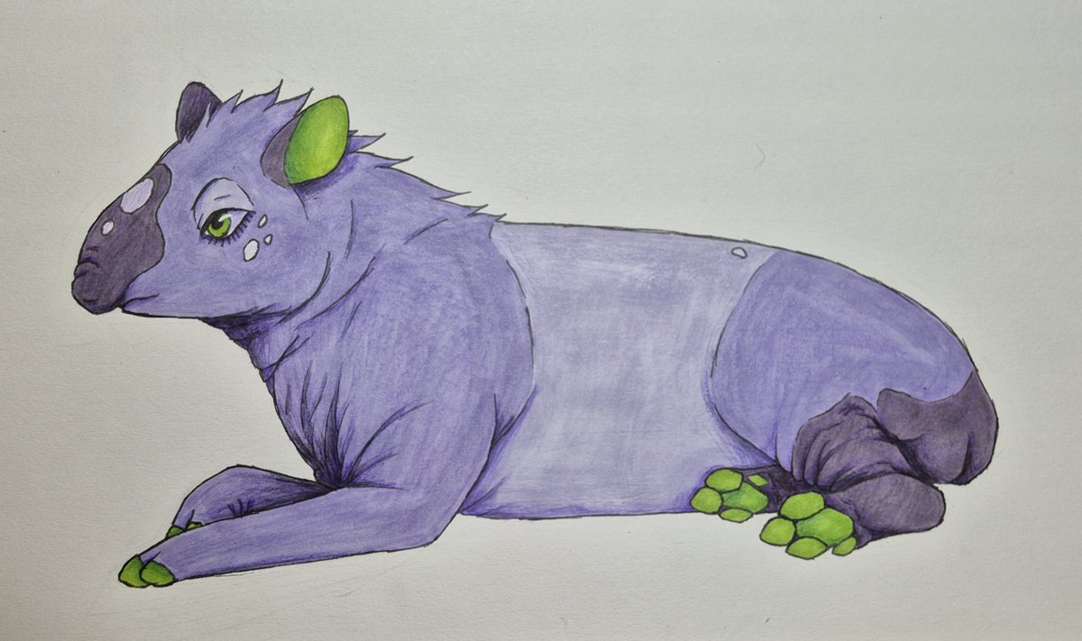 FromDemon14949's tweet photo. More artfight attacks!

Character is named Tripeer and is a Tapir (Tapiridae). Character belongs to Esprit-Arait on Artfight. 

#artfight #art #artfight2026 #tapir https://t.co/tCSOmp42Ih