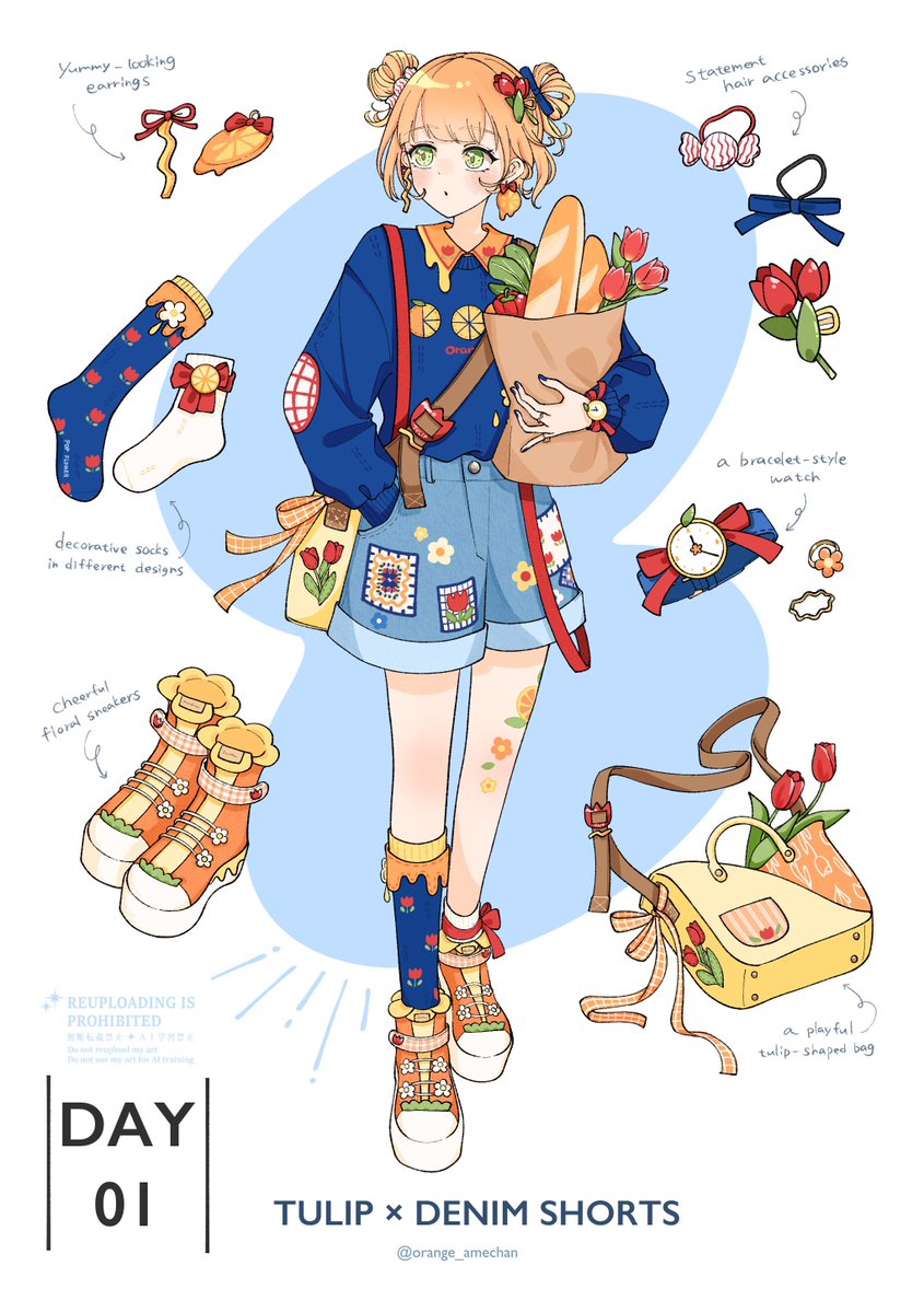 orange_amechan's tweet photo. #今月描いた絵を晒そう 

シリーズ第二弾でした🌼
来月もどうぞよろしくお願いいたします👒 https://t.co/AZ1QzjfTGq