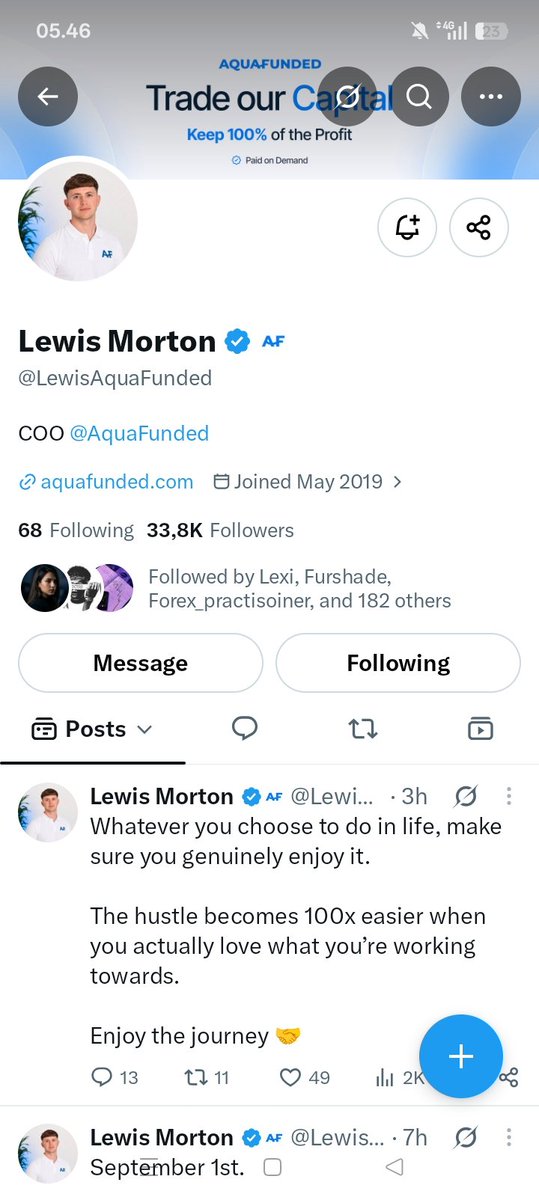 tradercemplon's tweet photo. @dimpledhanna @AquaFunded @LewisAquaFunded @shepherd_fx @TraderTom @Fxhedgers @traderlion

All done ✅ https://t.co/F2Jm4ye4j3