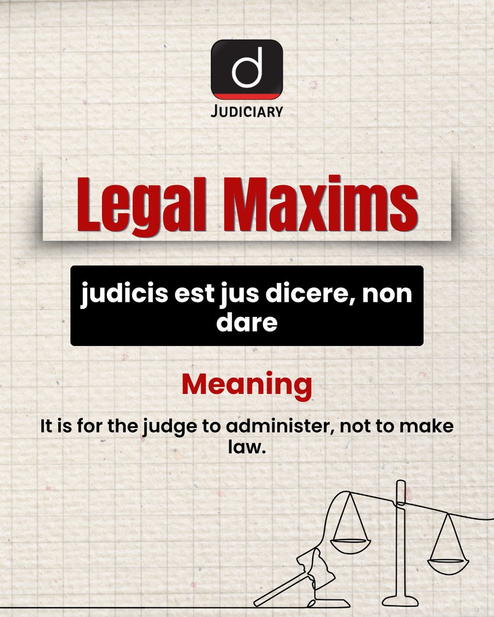 Law_Drishti's tweet photo. A journey from Latin origins to modern verdicts, revealing the lasting impact of Legal Maxims
.
#LegalMaxims #IndianLaw #Terms #Phrases #LegalMaximOfTheDay #LegalTerms #LanguageLearning #DrishtiJudiciary #TeamDrishti https://t.co/MNJkSxk8Z4