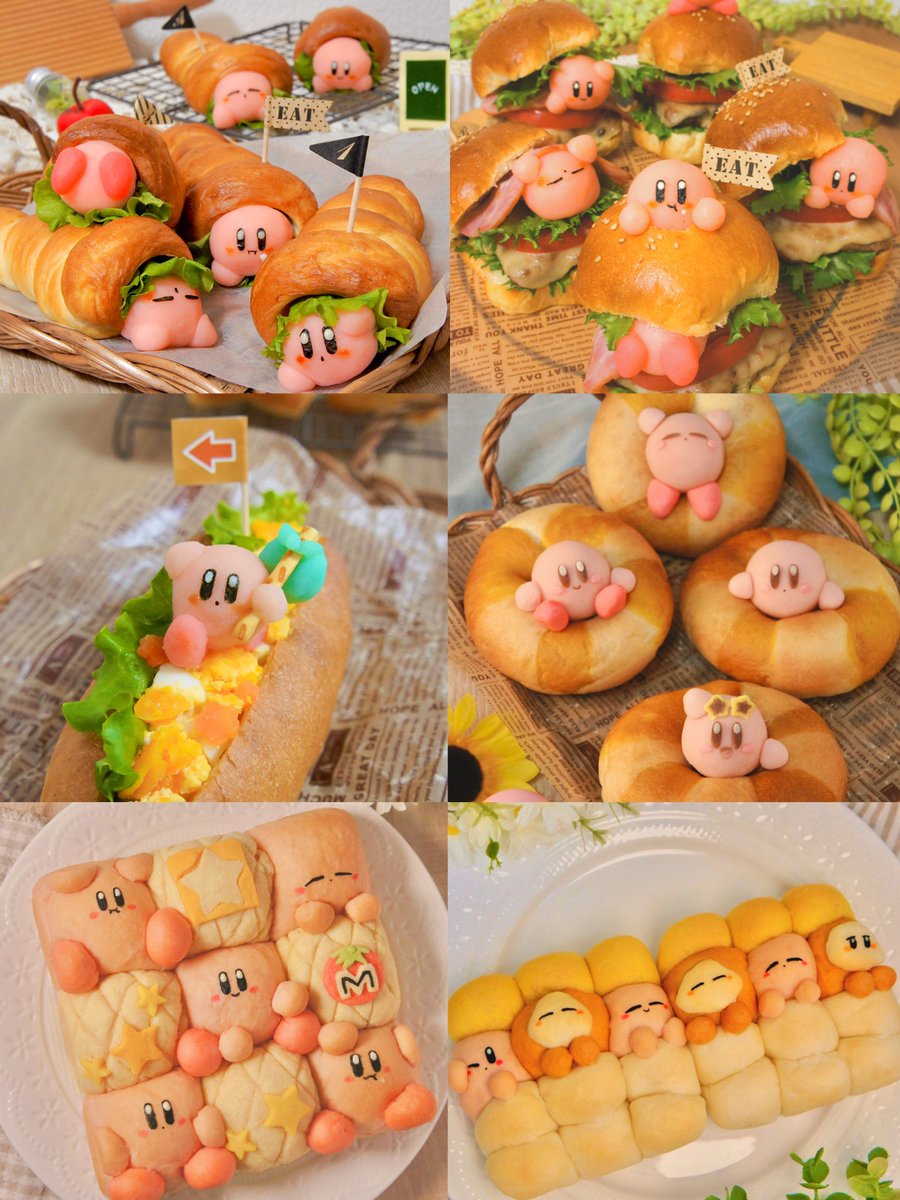 Ryo71240's tweet photo. カービィちゃんのパン作りはじめて6個目になった🎉 https://t.co/zxo6h7YalW