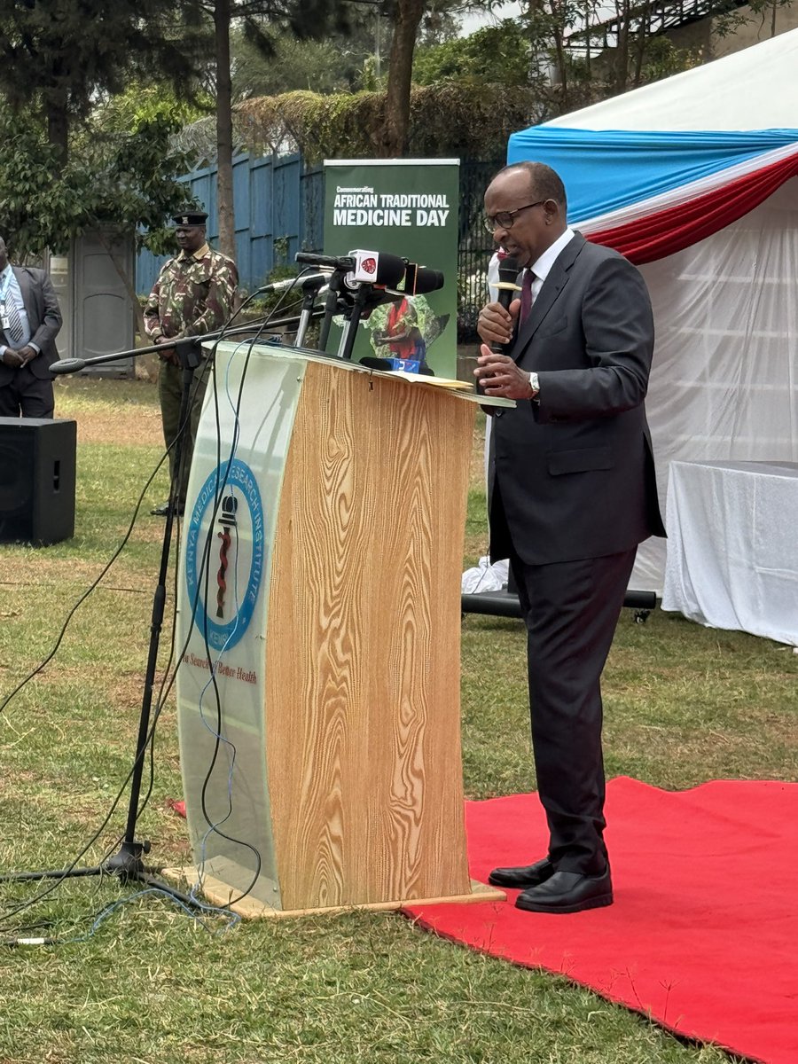 TICAH_KE's tweet photo. Happening at KEMRI! Commemorating African Traditional Medicine Day. 

We only have one health care system in our country! We must integrate the two health care systems. 

Hon. Aden Bare Duale,  Cabinet Secretary for Health in Kenya https://t.co/W6pLBEGy4D