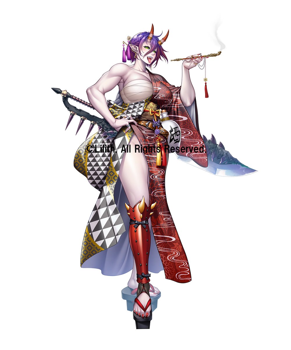 sasalilith's tweet photo. 【対魔忍RPGX】9/2 17:00より新イベント開催！

レイドイベント『ネメシス暴走』
イベント報酬SRキャラは、ケースワベ先生原案/作画：ZOL先生謹製 ヤマタノオロチ 第2弾登場!!
「飯の前に酒、飯の間にも酒、そんで飯の後にも酒だァ！」

イベントストーリー：笹山逸刀斎/そのだまさき
シナリオ：そのだまさき

#対魔忍RPG #対魔忍