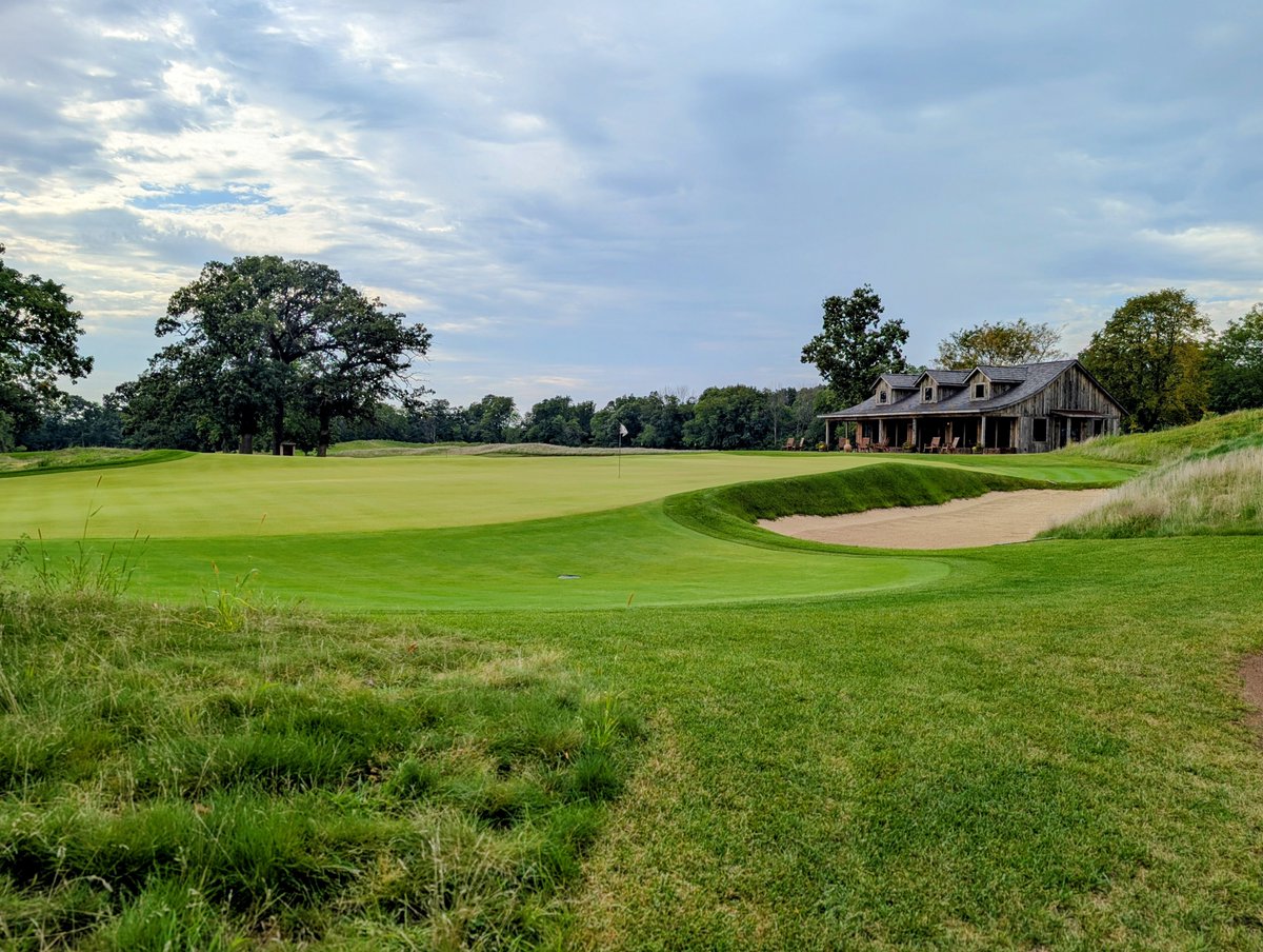 MidwestGolfJake's tweet photo. The Silo Club in Nevada, IA is the lastest addition to Iowa's golf scene. And it's a great addition. This 9 hole gem will hold its own against any other great 9 hole property in the country. 

Originally Indian Creek Golf Club, the course was purchased and the club was closed in 2024. Architect Kevin Hargrave went to work, and created something truly special. The Silo Club opened officially in May 2026. 

Hargrave made great use of the property, creating a course that tumbles and rolls over the land. With the opening brute of a par 4, you get a sense for what you're about to play. The fairway is generous, the approach is demanding, and the green contours will keep you thinking. 

The 5th hole, a medium length par 4, is my favorite on the course. An elevated tee plunges down to a generous fairway. The approach plays over a creek to a large green where 3 putts are the order of the day for any shots not finding the correct portion of the green. 

The Vibe at The Silo Club is completely laid back. The clubhouse is simple, offering drinks, snacks and some merch. Outside the clubhouse is a Himilayas style putting green that is connected to the 9th green. The staff is friendly and welcoming, and truly makes the day better. 

The Silo Club is a great all around experience. If you're lucky enough to get an invite, you should definitely go!