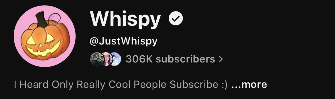ImJustWhispy's tweet photo. I am absolutely floored by the amount of support you all have been giving me, it honestly means to world to me that you guys enjoy my content and work ❤️ THAT BEING SAID IM STILL MAKING VIDEOS AND VOICE ACTING AND KOFI. IM SORRY ITS BEEN SLOW I LOVE YALL AND IM GLAD YOU’RE PATIENT
