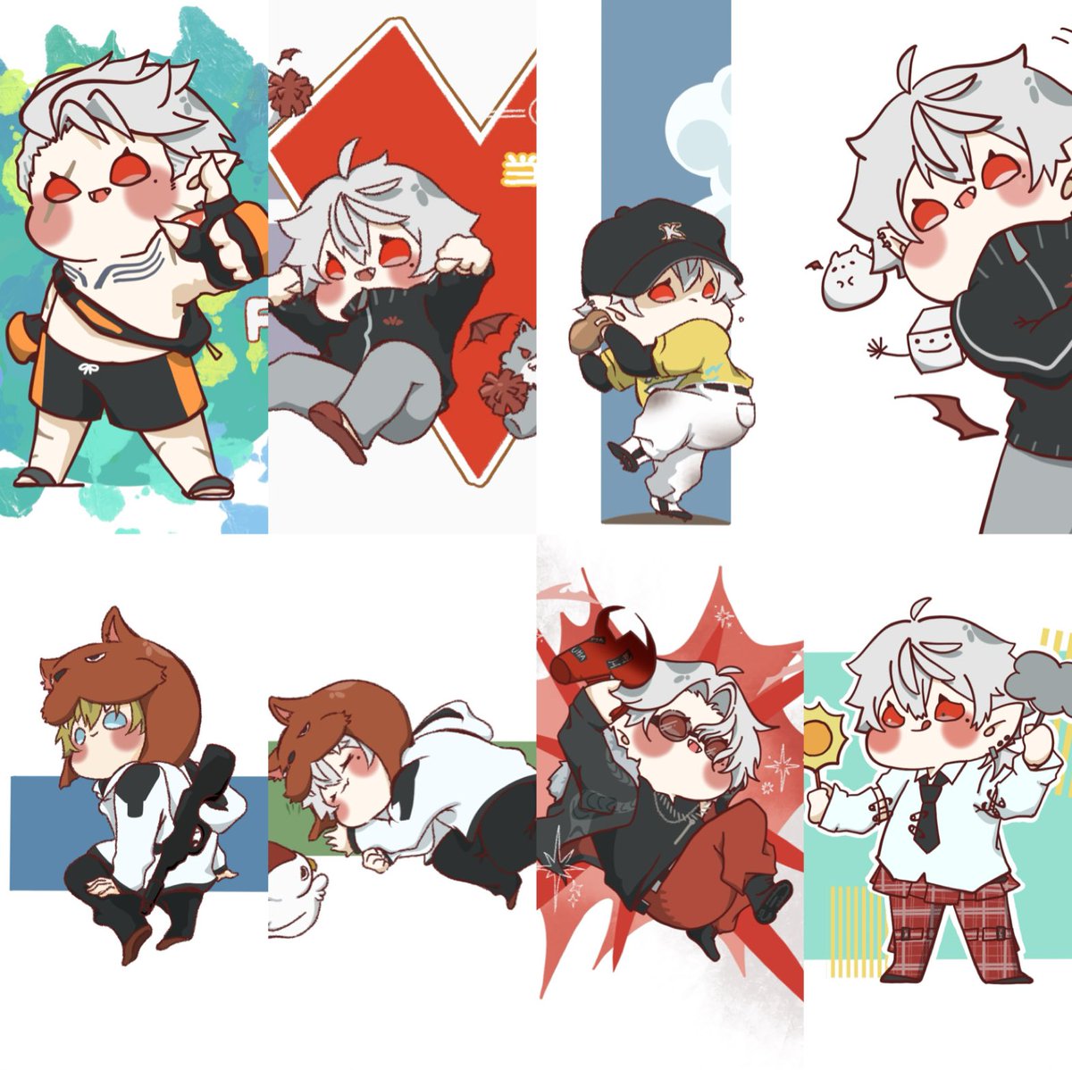 i_uniii's tweet photo. #今月描いた絵を晒そう 
連休があったからいっぱい✌️今月も楽しかった✌️✌️ https://t.co/va7xUMMWVG