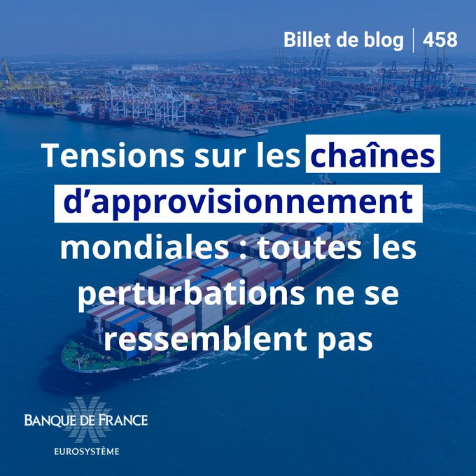 DIMOTRANSGroup's tweet photo. ✍ Tensions sur les chaînes d’approvisionnement mondiales : toutes les perturbations ne se ressemblent pas.
La @banquedefrance présente son indice GSTIX (Global #SupplyChain Tension Index), un nouvel ensemble d'indicateurs développés par ses économistes.
https://t.co/Def4oxdjCr https://t.co/hEgPJ40R0C