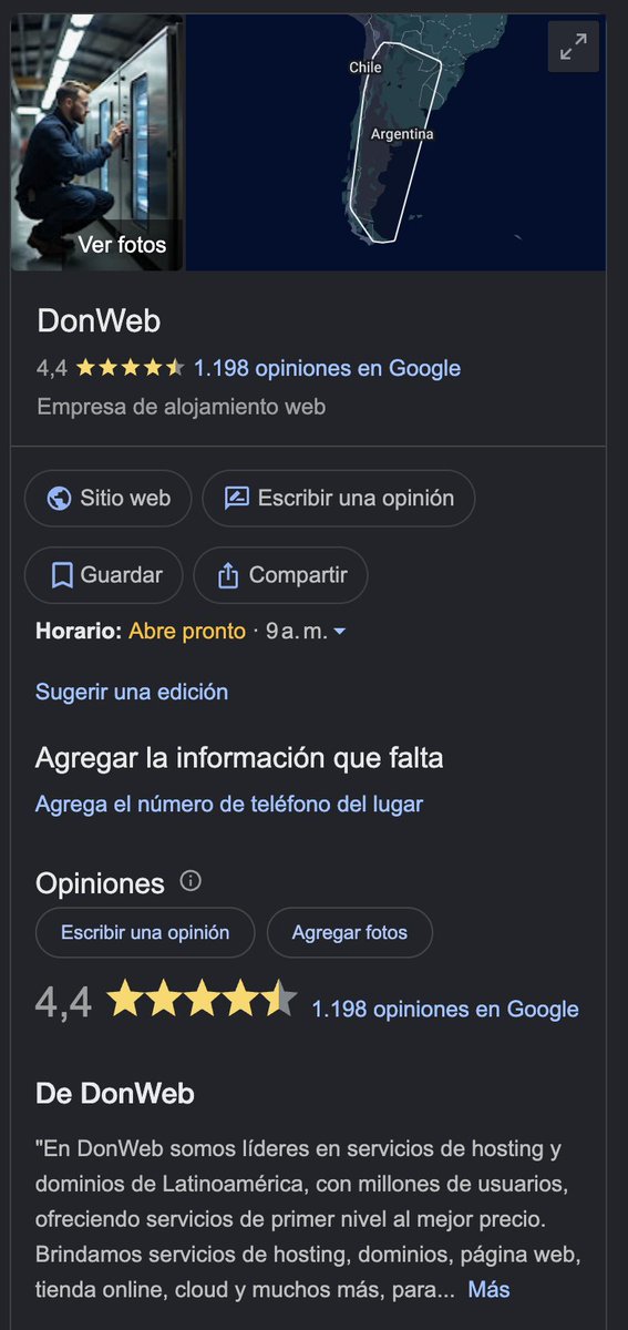 marianoreb's tweet photo. @DonWebOficial Solucionen el incidente de una vez porque somos muchos los que confiamos desde hace años en ustedes. Más de 24hs caido todo! Es increible! https://t.co/6hOK0aTwBs