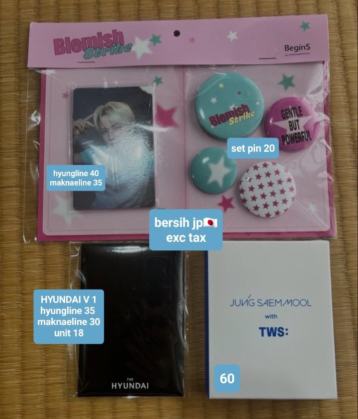 ruxeeanakbaik's tweet photo. #sask to #ssell adakahh yang masi cari pc tws begins dan hyundai v1 ? sharing yuu masi avail kecuali dohoon begins, ada go nya juga kalau minat join bisa yaa https://t.co/yKoMv4Wznx

exc tax pc 5k / ea https://t.co/zWWGDDJtRF