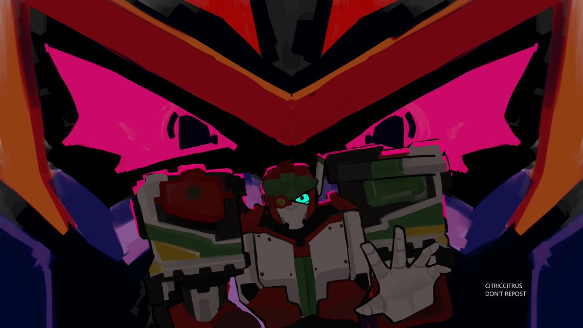 Citrusitric's tweet photo. Mega Ambler and Bloodwing with cuptoast's pork soda  #메탈카드봇 https://t.co/WFO1bUpvQN