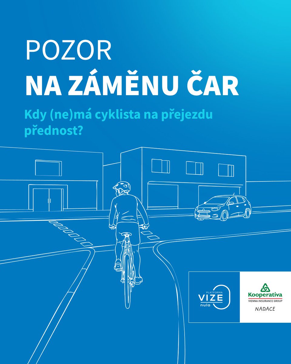 PVize0's tweet photo. 1/5 Čáry na silnici občas umí pořádně potrápit hlavu. Pozor na místo, kde se kvůli matoucímu značení často chybuje:
⚠️ SITUACE: CYKLISTA NA PŘEJEZDU PRO CYKLISTY https://t.co/ync03mUbsj