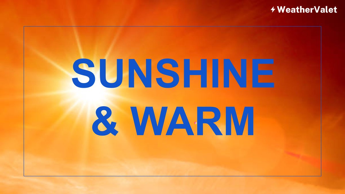 WeatherValet's tweet photo. Are you ready for the summertime heat &amp; humidity to return?

You will feel it this week when you step outside. Be sure to take care of yourself if you need to be outside. Expect extreme heat conditions if you have to be outside for a prolonged period of time. https://t.co/bxx7rxIom9