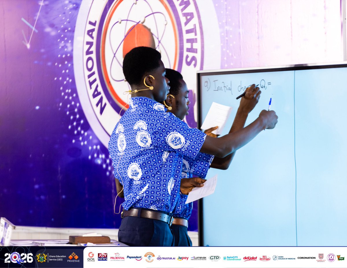 NSMQGhana's tweet photo. Problem of the Day scores

St. Hubert Min. &amp; Sem. SHS: 6/10
Tamale SHS: 4/10
Labone SHS: 1/10
 
________

End of Round 3

Tamale SHS: 20pts
St. Hubert Min. &amp; Sem. SHS: 17pts
Labone SHS: 06pts

#NSMQ2026 #NSMQQuarters #Primetime https://t.co/eNmu1cDqir