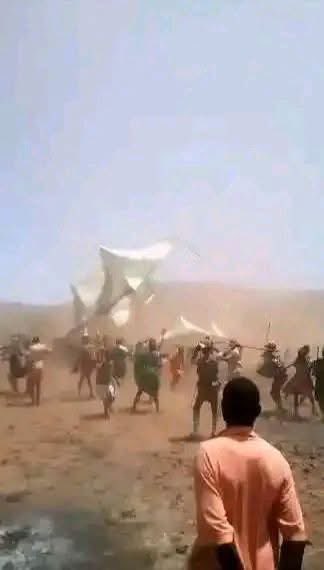 Naomikibandi's tweet photo. Scenes in Lokudule,Turkana West as strong winds sweep through the area, carrying away tents and disrupting UDA Women representative activities https://t.co/AfHxeb2Eqb
