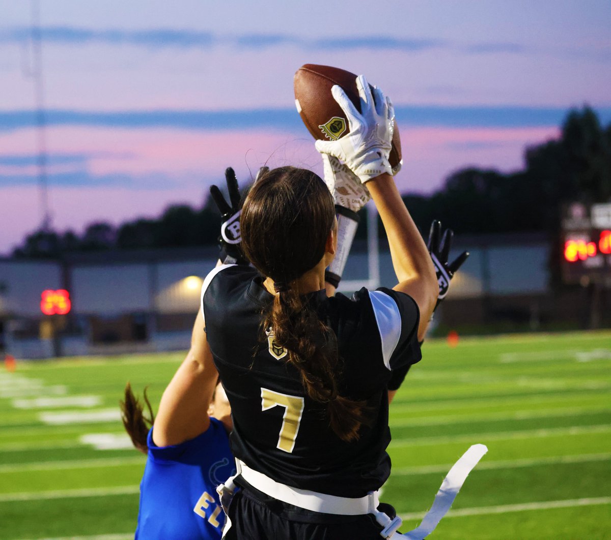 The_Pennant's tweet photo. Defending State Champion Penn Girls Flag Football recently defeated Elkhart 42-0.

Visit the URL for a Pennant Photo Gallery: https://t.co/1H3rAELscL https://t.co/TqlkIlCYqA