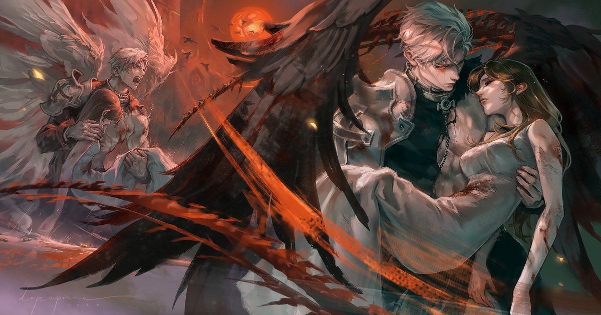 dopaprime's tweet photo. When the Angel Falls.

A mix of Sylus, Trinity Blood, and Lucifer🩸😇

#LoveandDeepspace  #秦彻 #QinChe #Sylus https://t.co/84U8Mdmdii