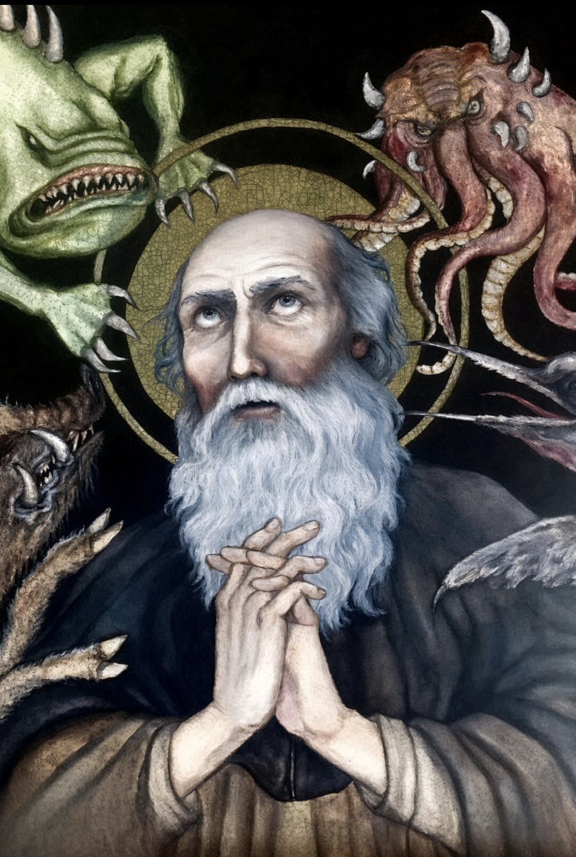 GrainneMcD92925's tweet photo. “There are three traps of Satan that steal joy and peace: Regretting about the past, fear for the future, and ingratitude for the present.”

St. Anthony the Great 🕊️ https://t.co/dBD7pdcBG8