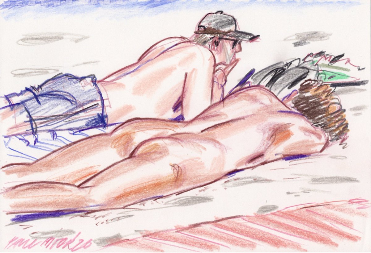 paul_astor's tweet photo. The blanket beside mine
#livedrawing #sketch #malenude #figuredrawing #gaybeach https://t.co/GP5yFhzRU6
