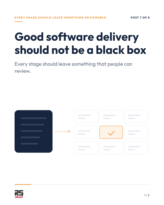 riksof's tweet photo. Through s2a, we are using structured and reviewable outputs across the lifecycle so that teams can understand what was requested, what was designed, what was tested, and what was released.
#Traceability #SoftwareDelivery #QualityAssurance #s2a https://t.co/R342SNUgxa