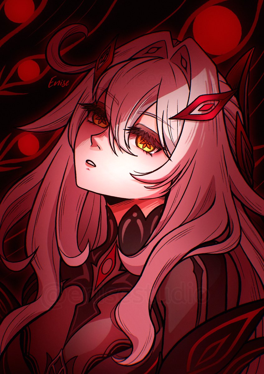 enisestudio's tweet photo. Ronova's gaze 👁‍🗨
#GenshinImpact #原神 #Snezhnaya #Ronova #GenshinSnezhnaya https://t.co/oizjt5coMu