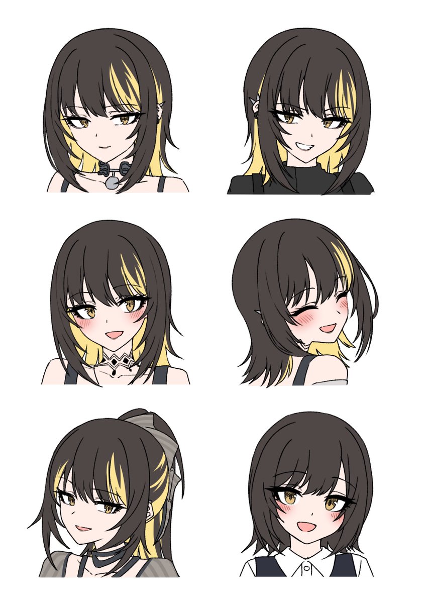 Camellia_90's tweet photo. ルカちゃんで表情練習
二枚目はいろんな時期のにっこりルカちゃん https://t.co/FE6Emc4Vf2