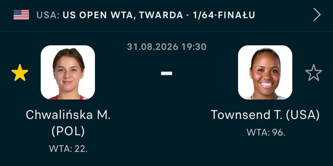 cfcdavexikk's tweet photo. ABSOLUTNIE WAŻNE

Maja Chwalinska zadebiutuje dziś w głównej drabince #USOpen 

Wymagająca rywalka z ofensywnym stylem gry, która dobrze sobie radzi na hardzie

Powodzenia ❤️❤️ https://t.co/Zr1cy0MLr8