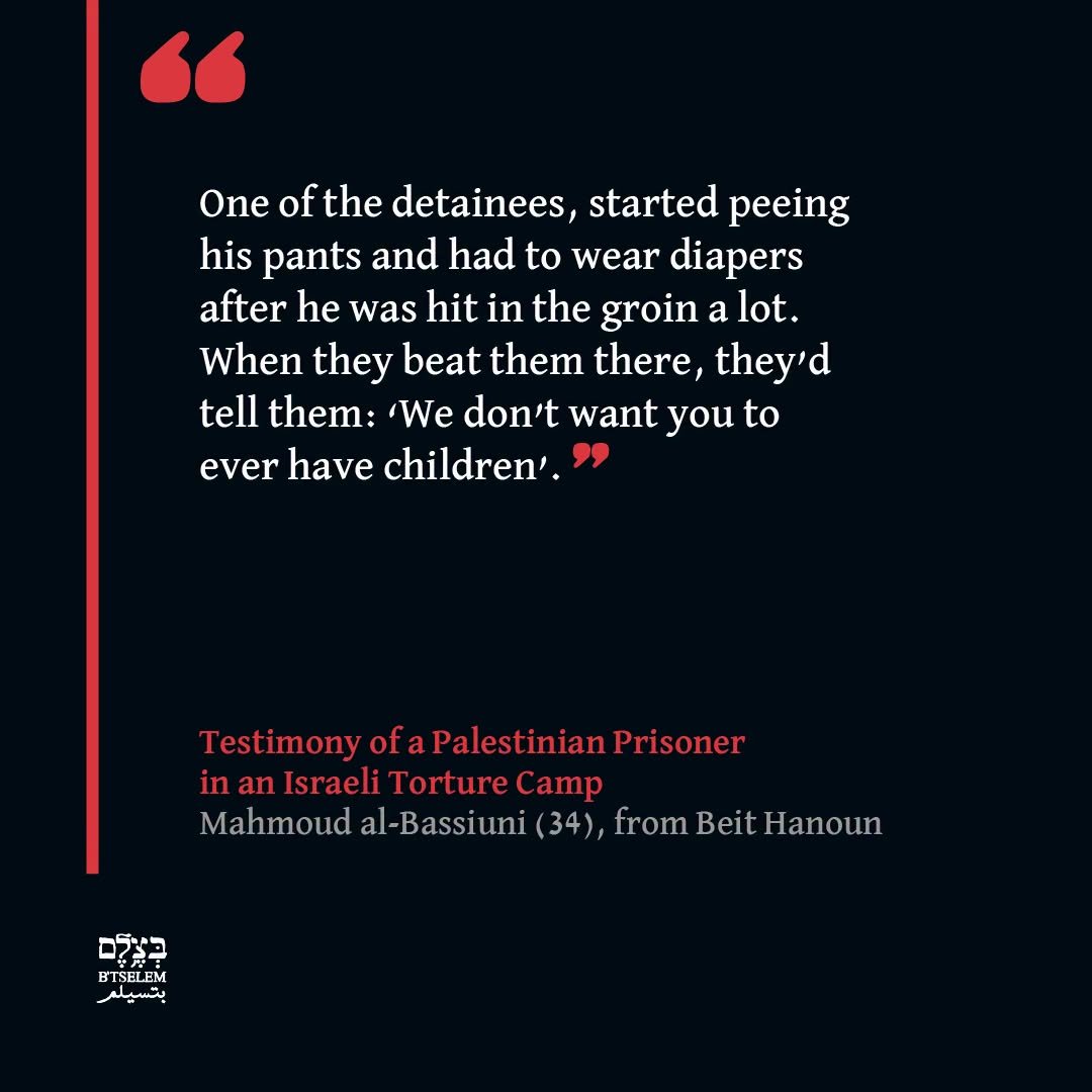 _LoloTweets's tweet photo. @_OliveCommunity @IlhamAlothmani Mahmoud al-Bassiuni, 34, a father of four from Beit Hanoun in the Gaza Strip, he was held handcuffed and blindfolded, starved, repeatedly beaten, and subjected to attacks by dogs https://t.co/iQKJxoM3Ca