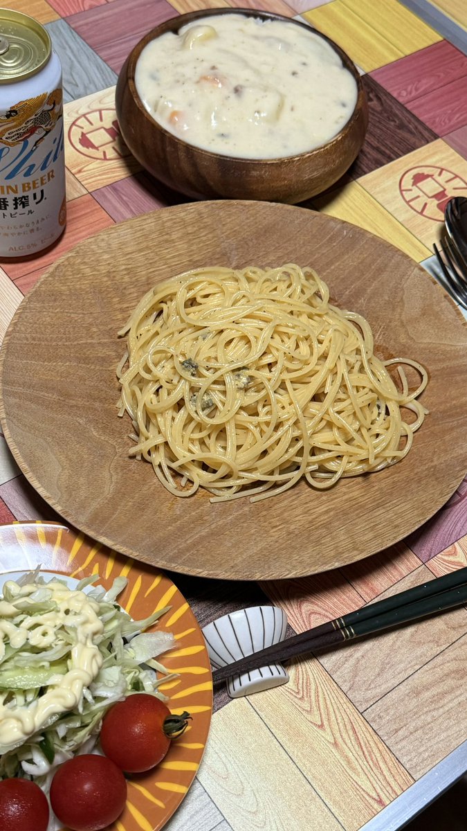 39ceeport39's tweet photo. 8:55 晩ごはん
ブルーチーズパスタ
その他もりもり🤣 https://t.co/Zv3i2tfU8V