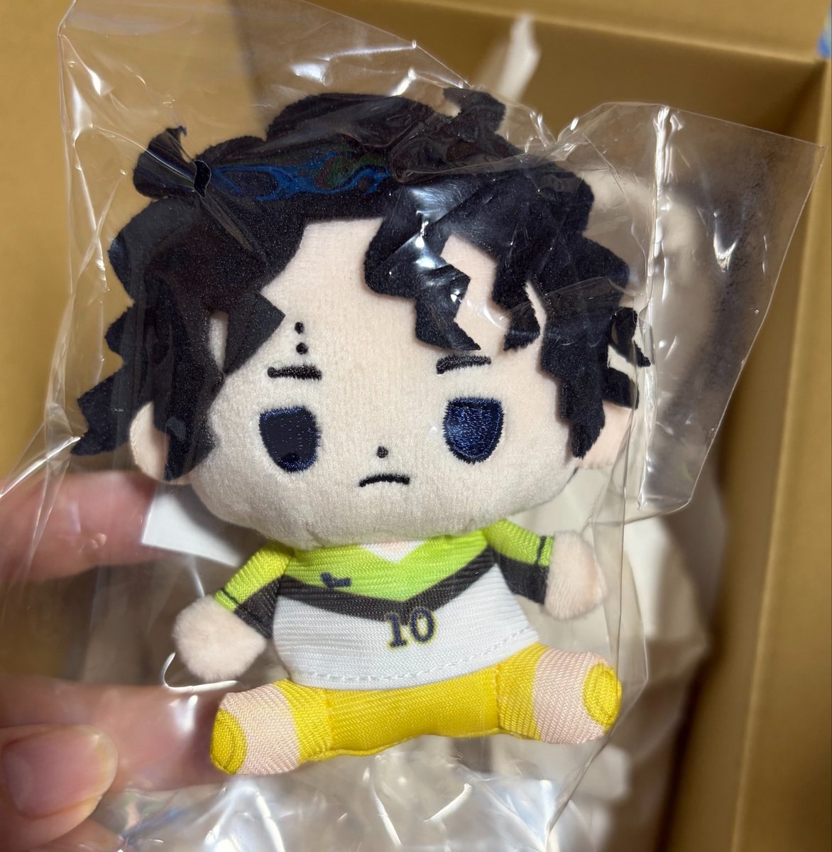 maybi0507's tweet photo. ｻｸｻくん届いたー💚とても厳重に梱包されてた🙏
めちゃくちゃかわいいーー https://t.co/pnjQiwULBx