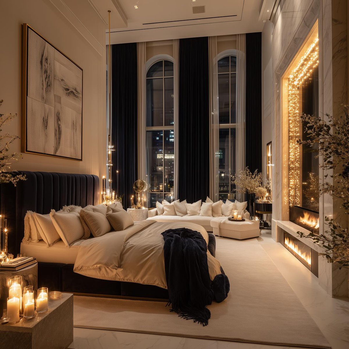 Interiorhunt11's tweet photo. perfect bedroom https://t.co/0KbWmRunNc