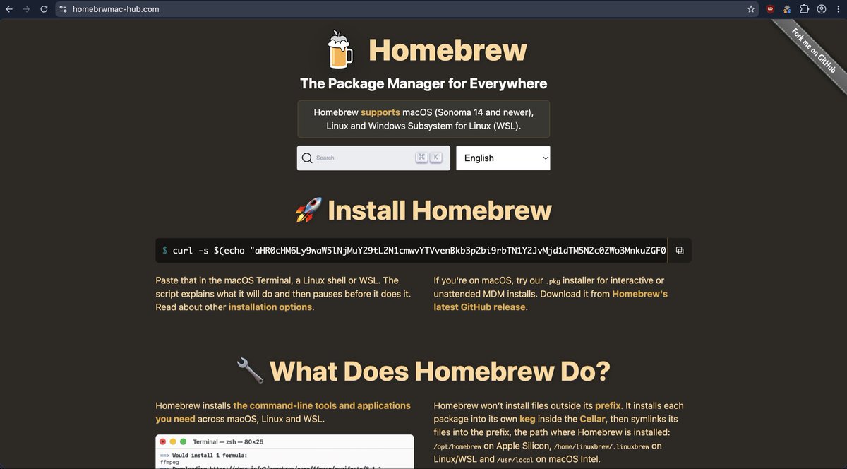 masaomi346's tweet photo. #malvertising -> Fake Homebrew Install -> #infostealer 

Fake Homebrew Install:
https://t.co/MxyWalRS5b

Malicious Domain:
pine63[.]com
#malware https://t.co/xAy8UIE8gU
