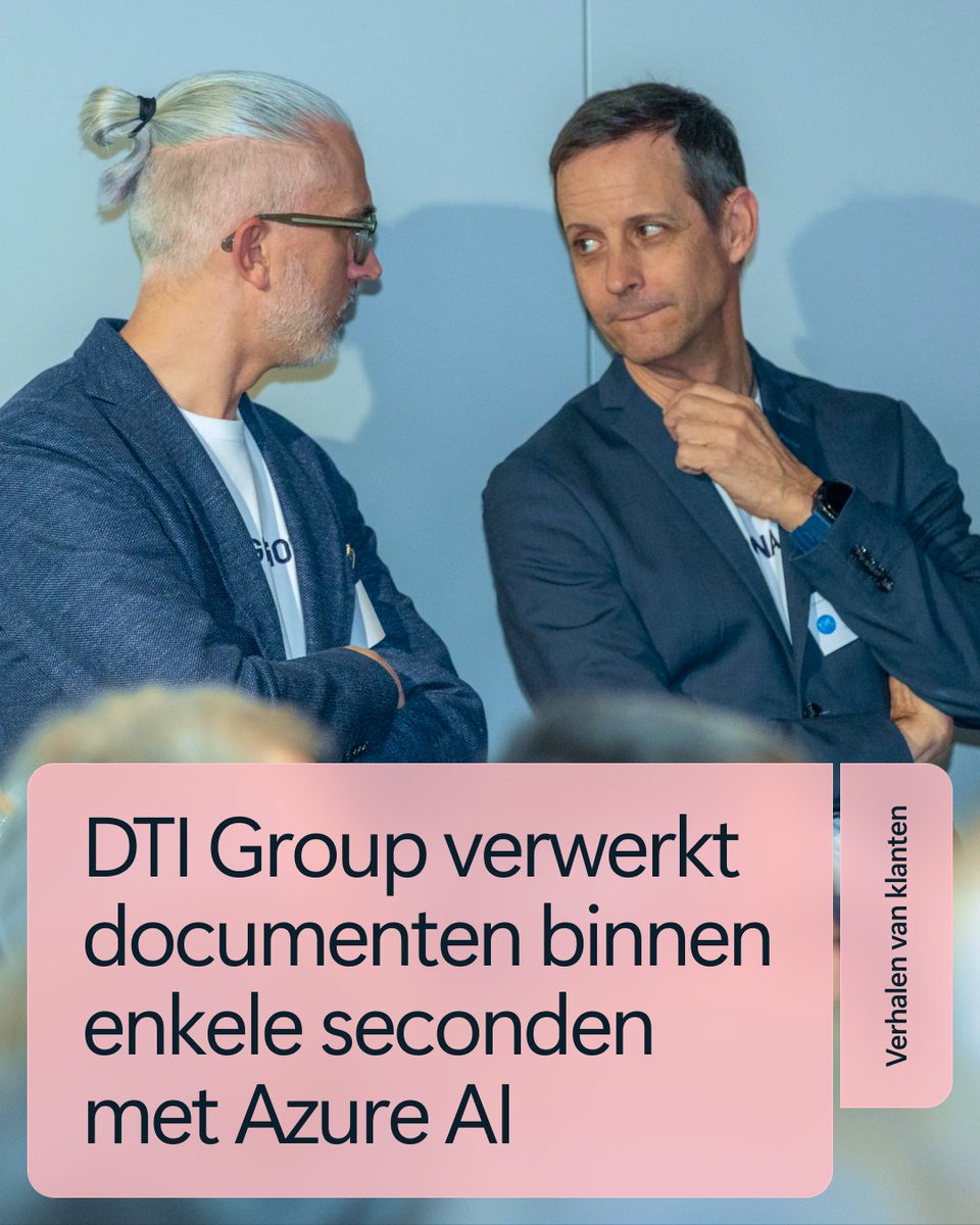 Microsoftbe's tweet photo. Ontdek hoe DTI Group COGNAiO en Microsoft Azure AI gebruikt om documenten binnen enkele seconden te analyseren, waardoor teams meer tijd overhouden voor besluitvorming: https://t.co/YusAoHfDyi https://t.co/QGfPMftNOY