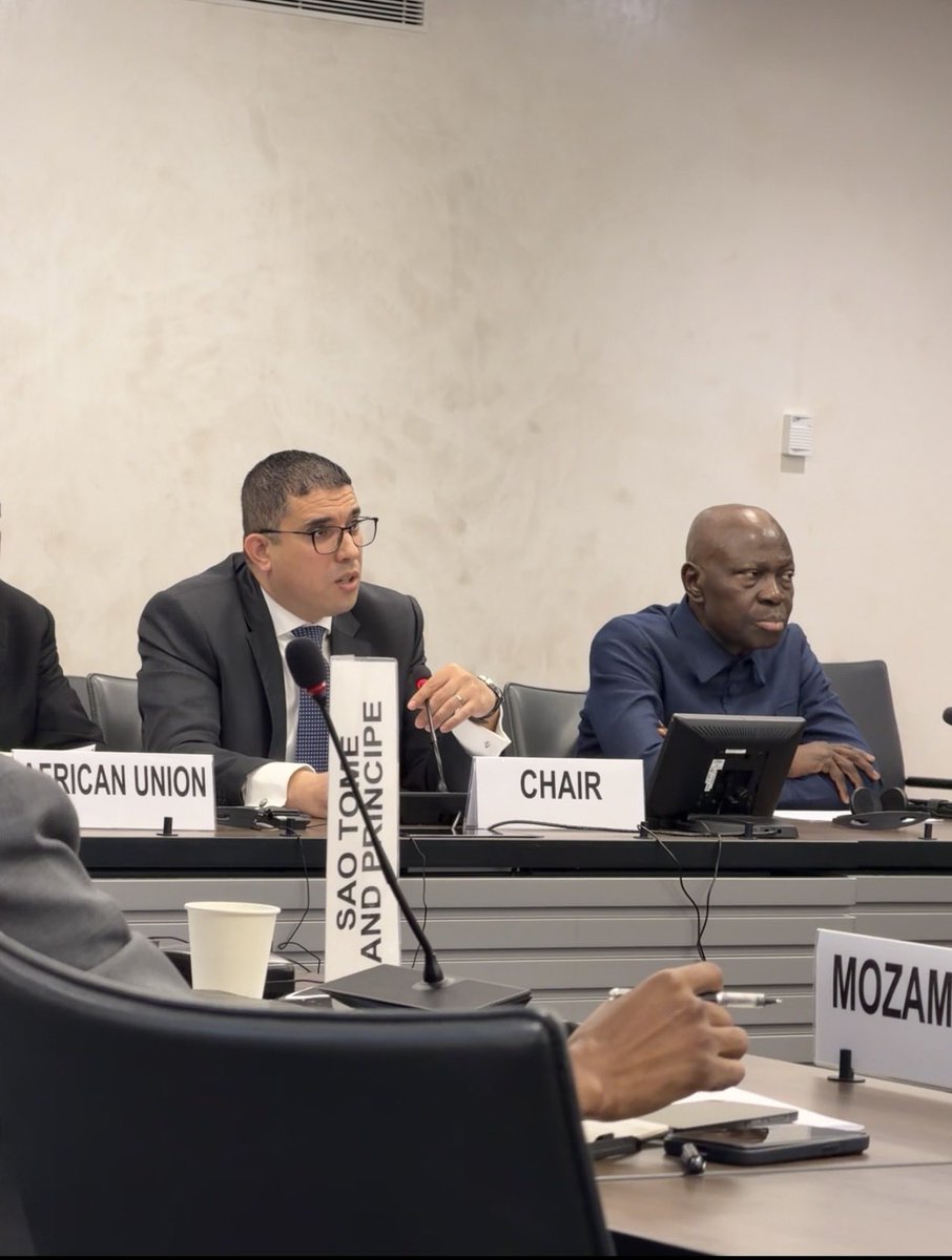 AlgeriaUNOG's tweet photo. In his capacity as Chair of the African Group in Geneva, H.E. Ambassador Idris Latreche chaired today the first meeting of the African Group at Ambassadorial level. The meeting discussed a number of key priorities and strategic issues relating to the African Group’s common action in Geneva.