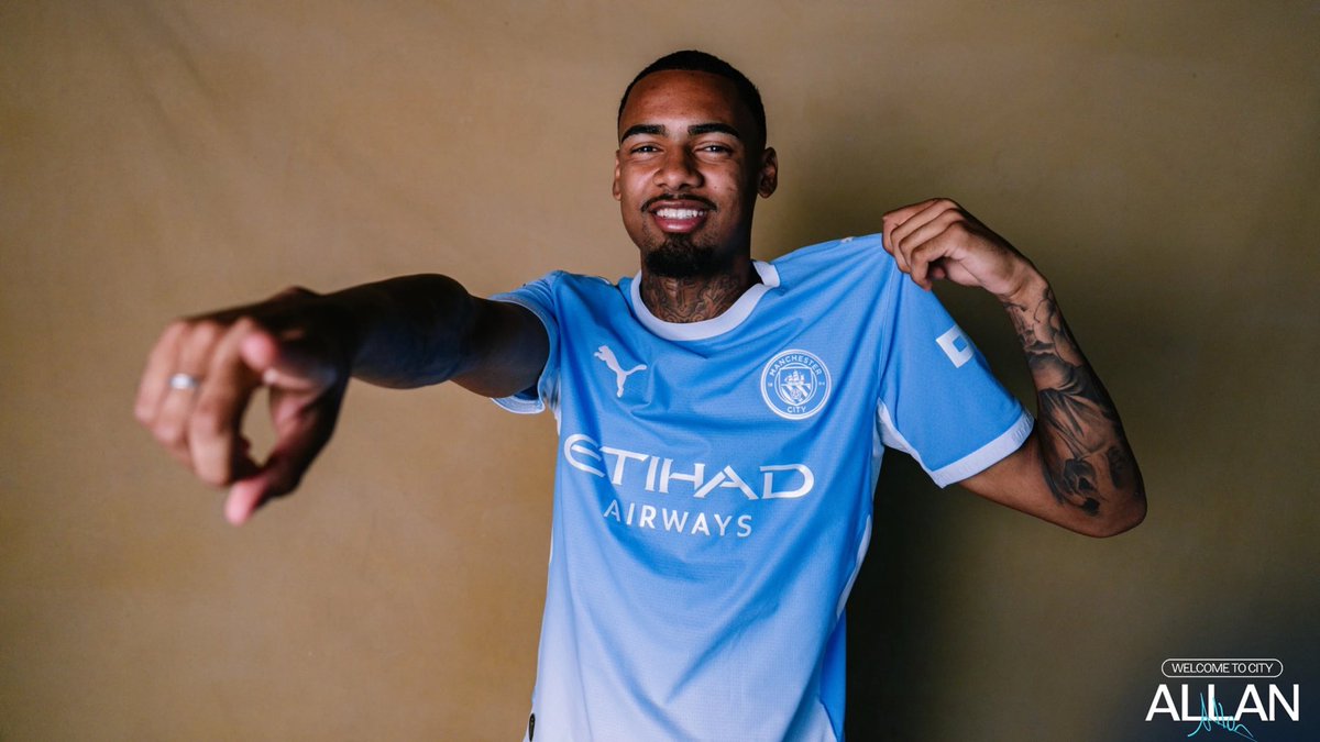 City_Chief's tweet photo. 🗣️| Allan: 

“This is a surreal moment for me. Manchester City, with everything they have won over the past 15 years, are one of the most attractive clubs in the world for players. To be able to sit here today and say I have joined them is the proudest moment of my life.” https://t.co/qnf4ueSus1