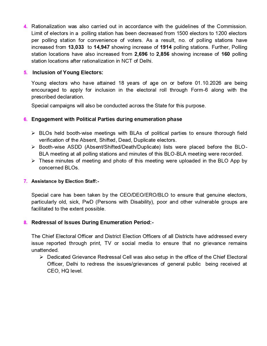 CeodelhiOffice's tweet photo. PRESS Note for Draft Publication on 31.08.2026 SIR 2026.

#sir2026
#sirdelhi
@ECISVEEP https://t.co/RDsXu0PO3N