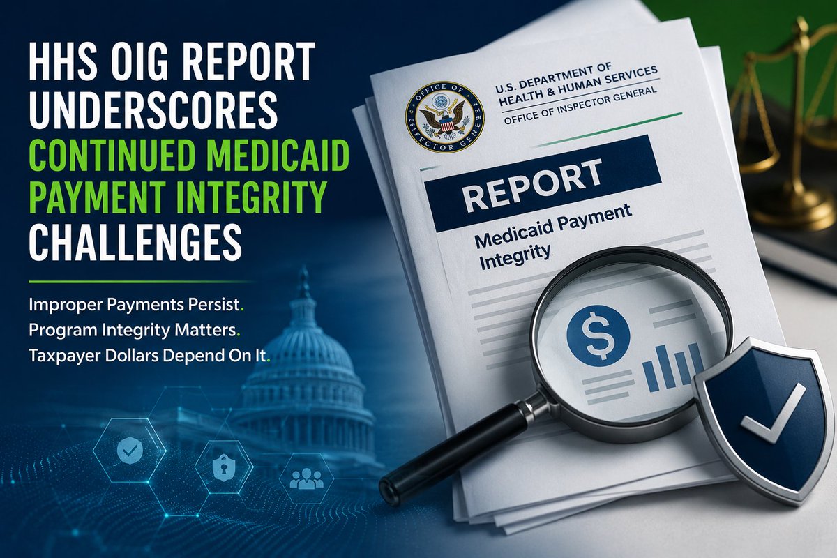 syrtissolutions's tweet photo. HHS OIG's LATEST FINDINGS HIGHLIGHT CONTINUED MEDICAID PAYMENT INTEGRITY CHALLENGES https://t.co/EsNzrkpnJh
#HHS #OIG #ImproperPayments #MedicaidPaymentIntegrity #SyrtisSolutions https://t.co/8W2rYarykh