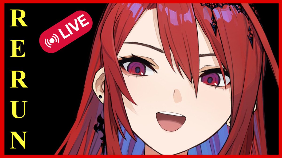 ERBloodflame's tweet photo. 🔴 LIVE! Karaoke RERUN!
INTO THE ol VOID!
生配信！カラオケ再放送！🎤
💄https://t.co/grOigYrUSu 
#BFKingdom #BloodflameLive