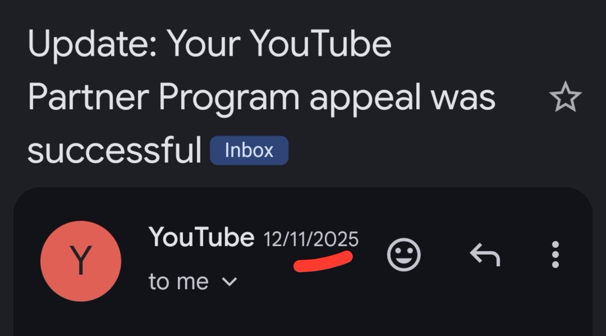 Saammuel's tweet photo. YouTube just demonetised my shorts channel for "reused content." My channel got hit with this back last November and my appeal was accepted within 24 hours. I haven't changed my content since. It is reaction based content and my own. Whilst you can say whatever about the quality of the content or what it was like in the past, this just isn't correct and isn't reflective of the content I've been posting for the last couple of years since being monetized. YouTube themselves believed they made a mistake last year but now they don't when nothing has changed?

@TeamYouTube this is clearly a mistake. Please take a look at this.