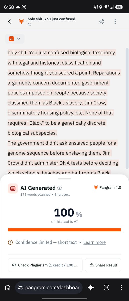 lordfarquad28_'s tweet photo. @aliasadad @AMichelleCharl1 @NMAAHC Using AI with no shame💀💀💀 😂 https://t.co/yvFAt82nVH