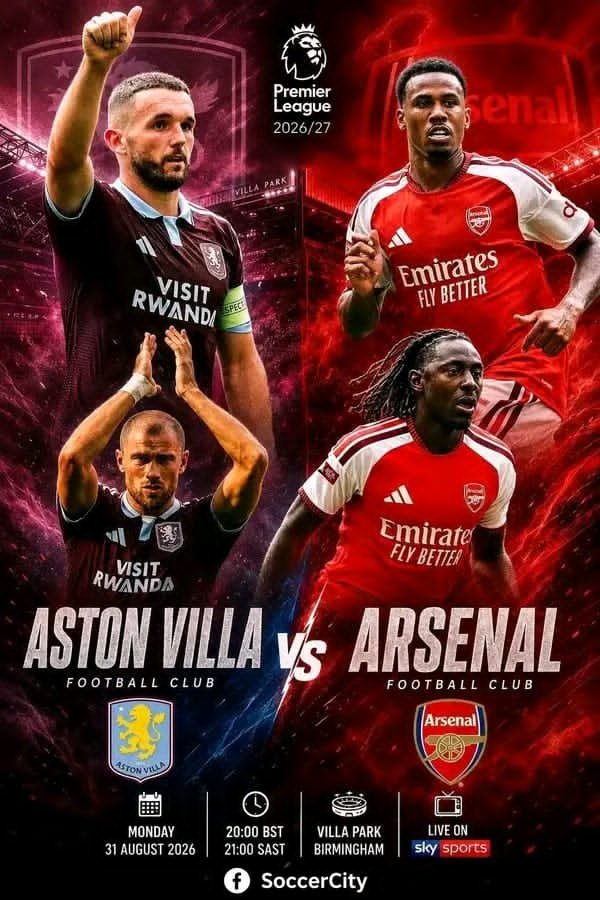 ARSKingOfLondon's tweet photo. IT'S MATCH DAY 
ASTON VILLA VS ARSENAL
VILLA PARK
8PM
WHAT'S YOUR PREDICTION??? https://t.co/TUNVy9rib5