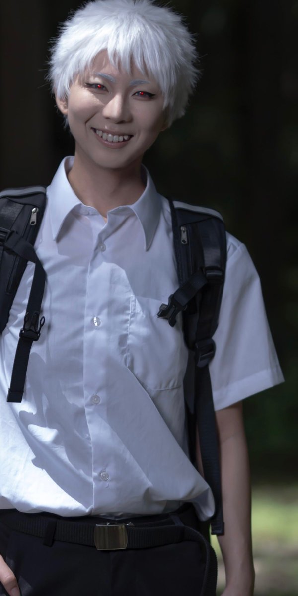 Dyakoncos's tweet photo. コスプレ/ cosplay
光が死んだ夏　忌堂光(ヒカル)

　　　　　　お̵̵̵̱̈̃̇
　　　　　　い̶̶̶̧̧̲̄   
                      で̸̶̵̨̃̀́

📸@sugar_aki_ さん
#丹波の森スタ https://t.co/KkbLoFLXeY