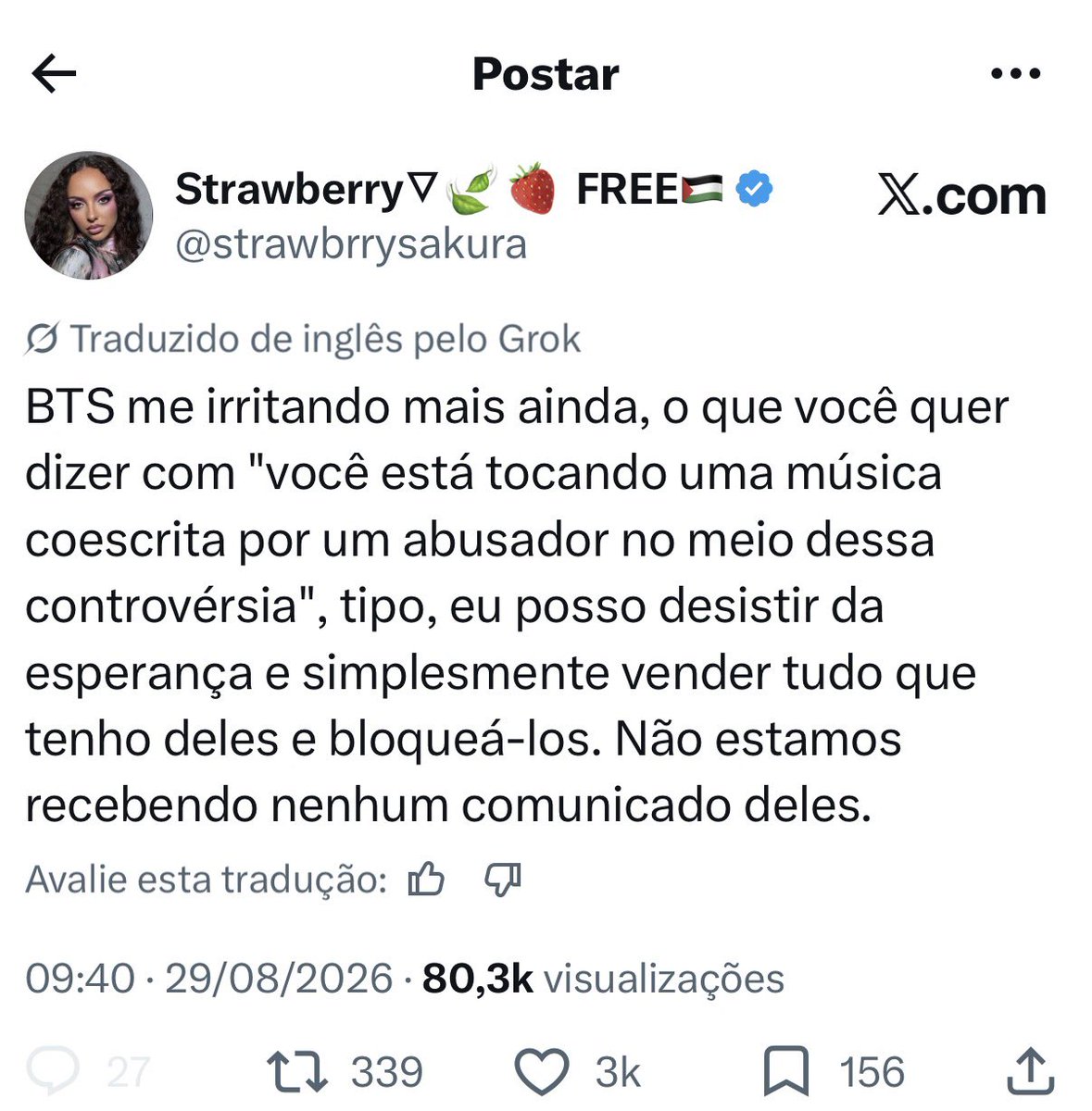 girlredvalentin's tweet photo. 🚨🏮 ATENÇÃO, ARMYS! 🏮🚨

🚨 DENÚNCIA EM MASSA 🚨

ESTÃO LEVANTANDO NOVAMENTE AQUELE ASSUNTO.
PRECISAMOS DA AJUDA DE VOCÊS PARA ACABAR COM ESSA PALHAÇADA DE UMA VEZ POR TODAS. NÃO VAMOS DEIXAR QUE ISSO TIRE O FOCO

https://t.co/vBfB6nnQF2

https://t.co/SgRUzKIp2j https://t.co/HVNpYT5TFn